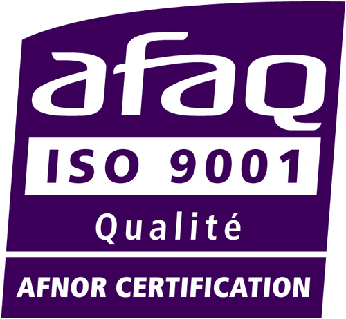 Logo ISO 9001 - certification AFNOR