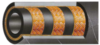 Tuyau hydraulique 3 tresses acier - Isoflex fournisseur de tuyaux hydrauliques