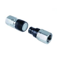 CG-CAPF.FF / CG-CAPM.FF : Coupleur face plane - anti-pollution mâle et femelle Gromelle Série FF - FG en acier