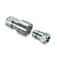 CFC.HA / CMC.HA : Coupleur à clapet femelle / mâle Gromelle Série H-5000 - FG en acier