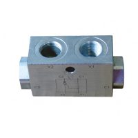 HCARBSPTFG : Clapet anti-retour bloc simple femelle/femelle gaz - Pilote en T