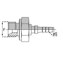 Embout à sertir BSP - mâle - embout hydraulique