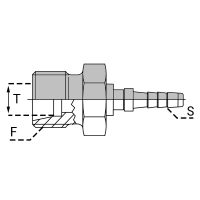 PSEMAS / PSEMAL : Embout à sertir DKO série S et L - mâle - embout hydraulique