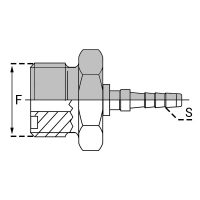 PSMORF : Embout à sertir ORFS - mâle - embout hydraulique