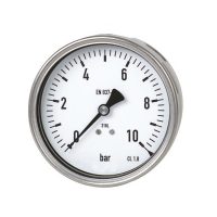 MA1008K / MA0634K : Manomètre standard glycérine - corps laiton et raccord axial