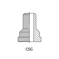 ACAGBW / ACSGBW : Collet à souder BWR passage réduit sans gorge