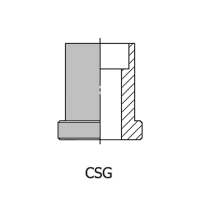 ACAGSW3 / ACAGSW6 : Collet à souder SWR sans gorge - passage réduit - accessoires hydraulique