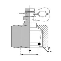PPE10DKOL / PPE10DKOS : Adaptateur micro-test DIN DKO série S et L - accessoire hydraulique