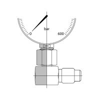 PPMFG9 : Coude 90° Adaptateur pour manomètre - accessoire hydraulique