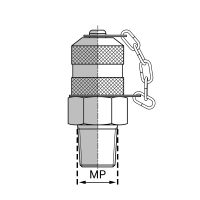PPMMNPT : Prise de pression mâle NPT