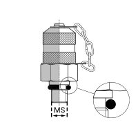PPMMSAE : Prise de pression mâle UNF avec joint o'ring