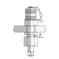 PPMUMCL : Prise de pression passe-cloison série S