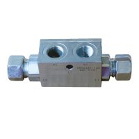 HCARBDPLEML : Clapet anti-retour bloc double équipé - Pilote en T