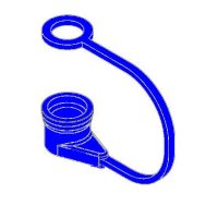 CAPF-B : Bouchon pour coupleur face plane -anti-pollution femelle