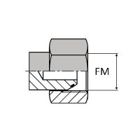 DIN-OBF : Bouchon femelle DIN