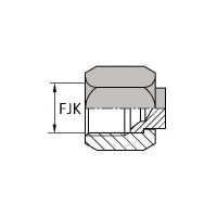 JIS-OBFKO : Bouchon femelle tournant KOMATSU