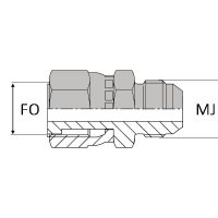 OFMJ : Adaptateur droit femelle tournant ORFS x mâle JIC