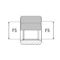 SAE-UF : Adaptateur droit femelle SAE x femelle SAE